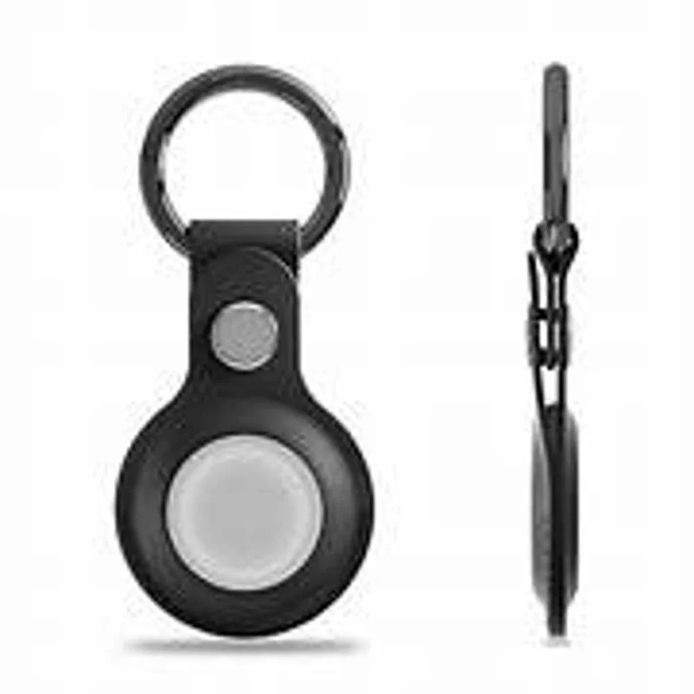 NEW Black Apple AirTag Leather Key Ring MX4M2ZM/A in Retail Pkg - SEALED